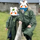 Coat Dry Robe 4M-EC Custom Logo Keep Warm Outdoor Dry Robe Warm Equestrian Coat Waterproof