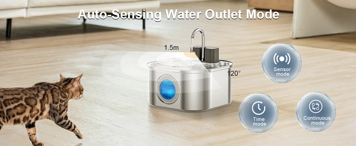 wireless cat water foutain