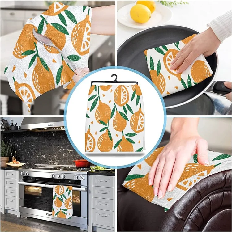Kitchen Tea Towel - Quick Dry Microfiber Cloth Dish Towels for Kitchen Drying - Premium Quick Dry Towel