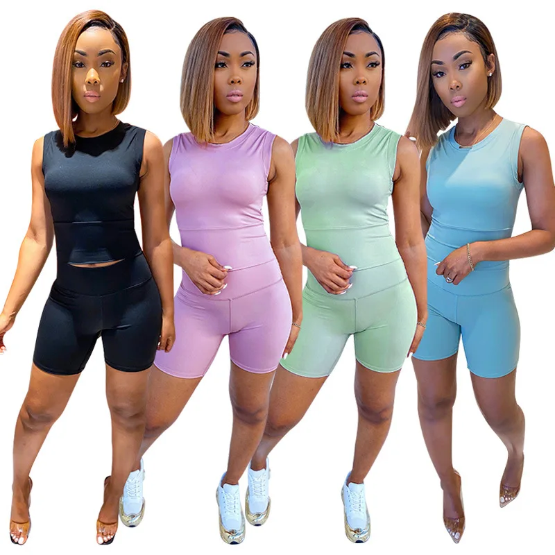 Women 2021 Summer 2 Piece Set Jacket 