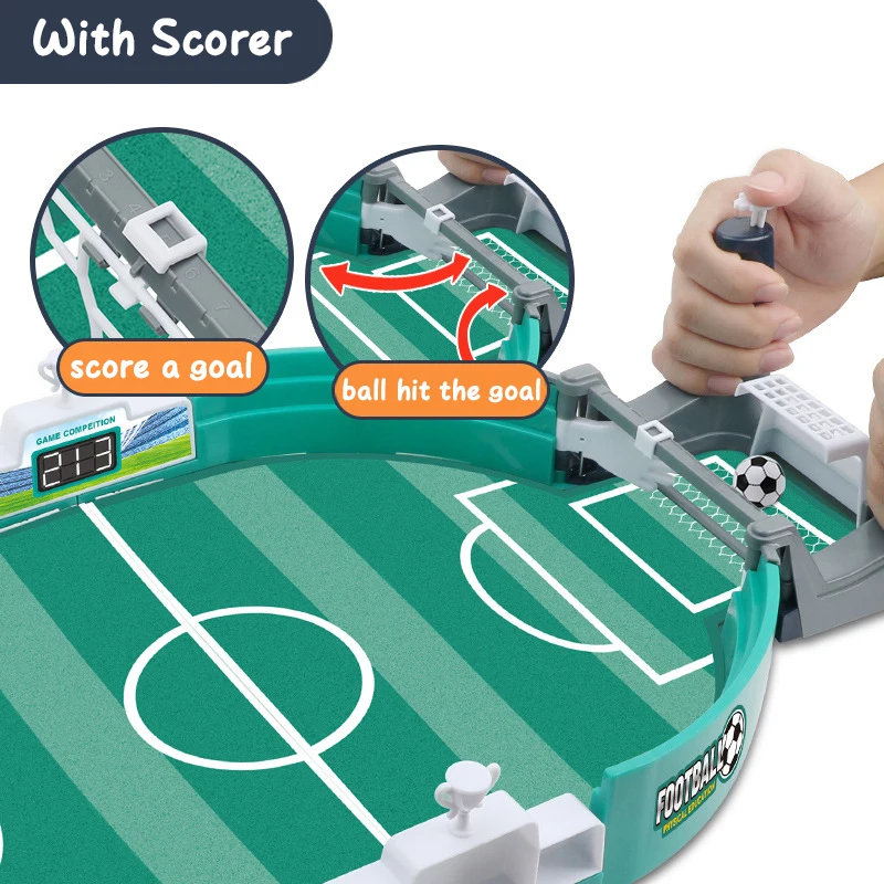 Mini Table Football Toys Desktop Sports Soccer Board Game Toys Family Party Tabletop Soccer Toy for Kids and Adult