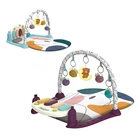 Activity Kids Educational Soft Playmat Activity Gym Mat Waterproof With Hanging Rattles Foot Pedal Toys For Kids