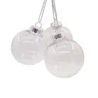 Christmas Christmas Tree Ornaments Clear Plastic Ball For Home Use