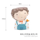 Flower Container Garden Creative Cartoon Resin Flower Pot Succulent Plant Container Decoration For Home Office Garden