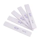 12 PCS Professional Reusable 100/180 Grit Double Sides Washable Rectangular Nail Filefor Home Salon