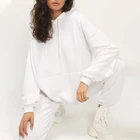 Sweatshirts Female Clothing 2021 OEM Sweatshirts Women Hoodie And Jogger Set 2 Piece Set Women