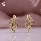 Clip Earrings China Wholesale Cheap Price Copper Micro-set Zircon Ear Buckle Ear Clip Earrings Fashion Jewelry Earrings