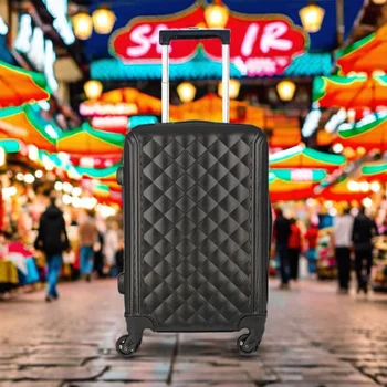 Wholesale Price Unisex ABS Luggage Sets with Spinner Wheels 20\" 24\" 28\" Travel Bags Low MOQ Manufactured Suitcases Sets