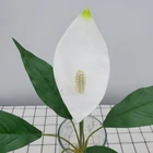 Artificial Bouquet Plantas Verdes Wholesale Faux Calla Lily With Leaves Artificial Calla Lillies Plant Arrangement