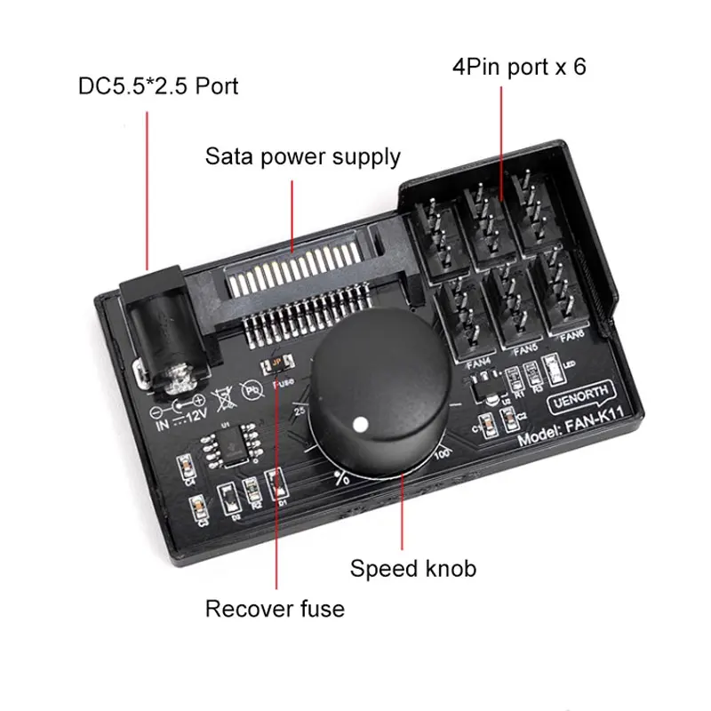 Hub Sata Power Controller, NAS, PWM - detail 12
