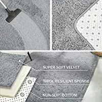 Necessary for Interior Decoration Luxury Shag Rug PV Plush Non-Slip Solid Color Floor Carpet for Bedroom details