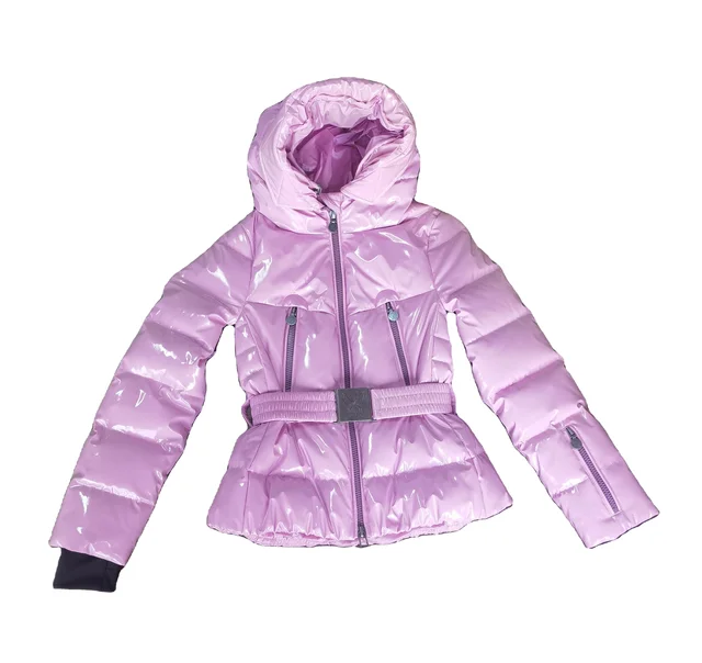 2023 The latest 90% duck down hooded waterproof  warm windproof and breathable girls' down jacket