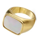 Ruby Newest Jewelry Ruby Stone Wedding Rings Created Red Stone Real Gold Electroplated Copper Ring