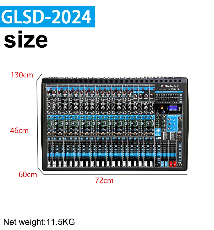 Glen Ralston 2020 Newest Analog Audio Mixer Mixing Console