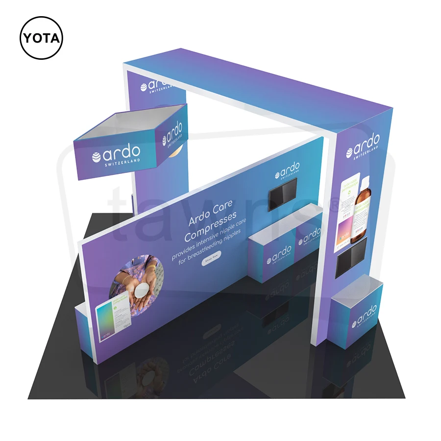 Tawns Custom 6x6 Modular Aluminum Display Trade Show Booth Exhibition