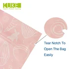 Printed Custom Printed Resealable Zip Lock Foil Matte Pink Stand Up 200g Coffee Beans Cafe Packaging Bags