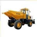 Construction Machinery Track Dump Truck With Boom Tires