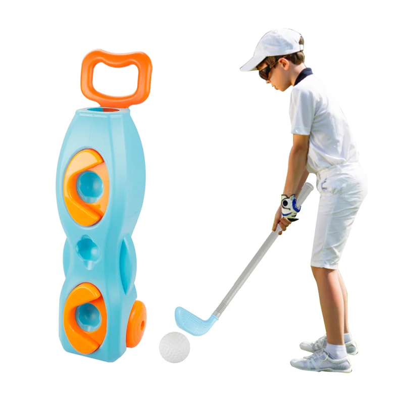 EPT New Children Mini Plastic Outdoor Sports Training Exercise Golf Game Set Golf Toys For Kids