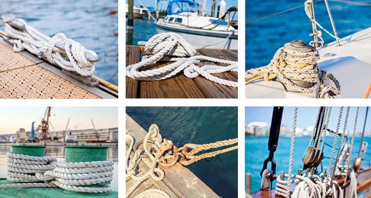 Fournisseur de ligne d'ancrage de corde de bateau marin
