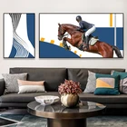 Pictures New 3D Printed Mural Hand-painted Canvas Living Room Decorative Pictures