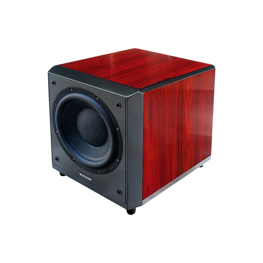 home theater subwoofer wooden box