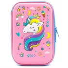Pen Case Pen Pencil Cases Pink Unicorn Pen Case Custom Eva Hard Bulk Stationery Pencil Case For Girls