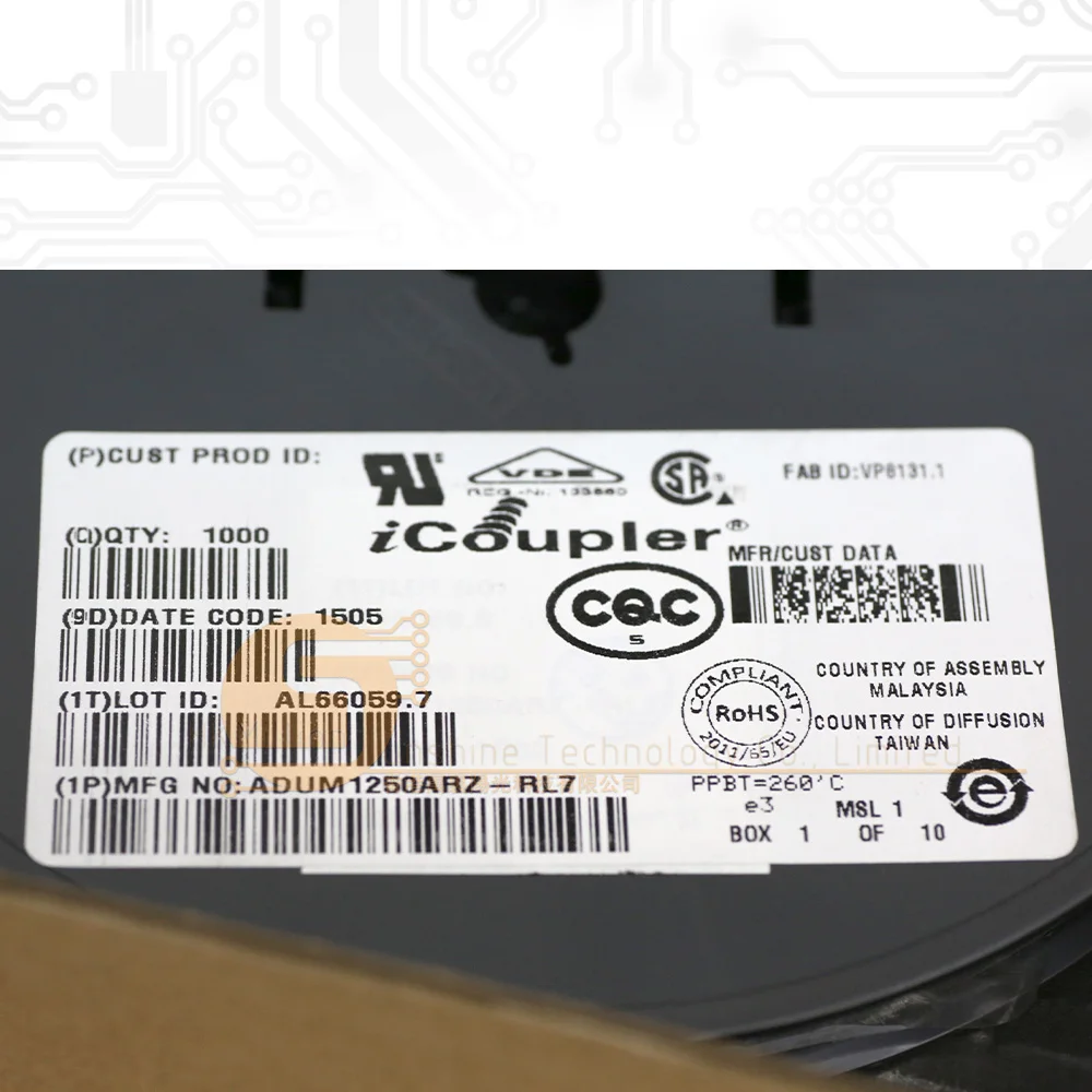 product digital isolator adum1250arz adum1250 sop 8 for industrial communication and motor control-1