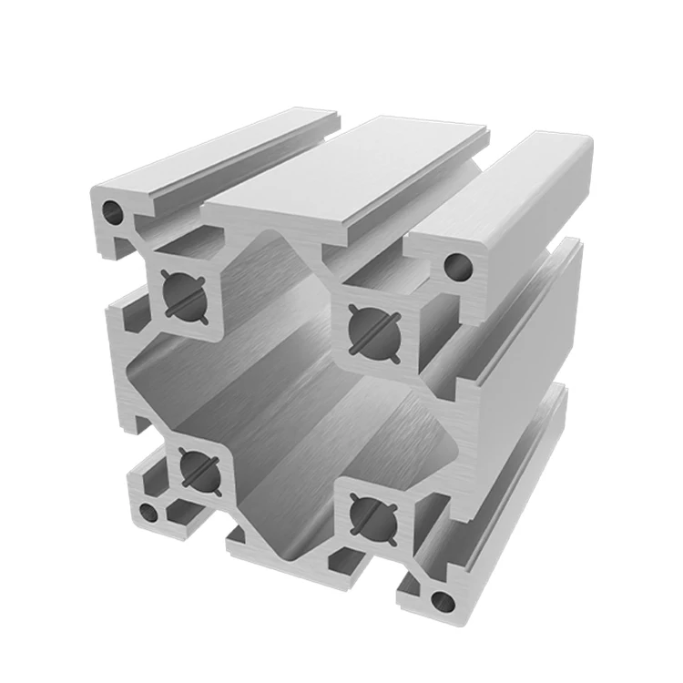 8080 Industrial Aluminum Extruded Profile 8080W Heavy Duty Aluminum Alloy Frame Customized Processing supplier