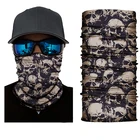 Scarf Manufacturer Supply Skull Personalized Design Neck Scarf Turban Bandana For Hiking
