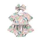 Kids' Clothes Baby Romper With Headband Kids' Clothes For Girls