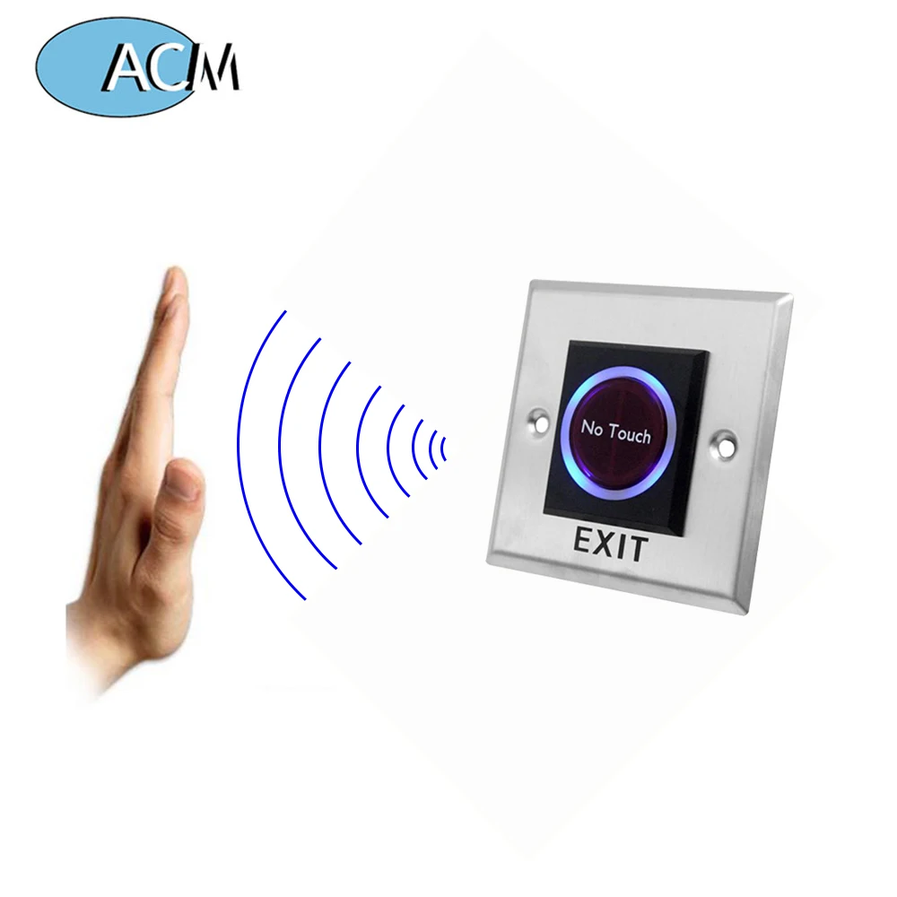 Infrared IR Sensor LED Light Touchless Door Exit Button/Door Release Button New 