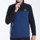 Zipper Jacket Zipper Customize Men Outdoor Full Length Zipper Polyester Microfiber Polar Fleece Jacket