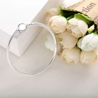 Bracelet Wholesale Market Sparkling Blue Disc Clasp Bracelet Snake Chain Bracelet Bulk