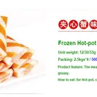 Food Food Factory Wholesale Fish Steak With Crab Flavor Frozen Food Seafood Surimi Hotpot