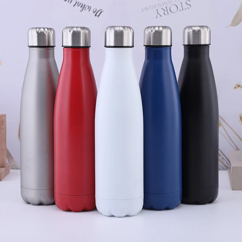 Vacuum Sport Double Wall Stainless Steel Shape Insulated Water Bottles With Custom Logo