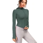 Fit Dry Lady Loose Fit Quick Dry Jogging Running Sweatshirt With Hoodie