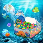 Tunnel Indoor Child 3 In 1 Tent Kids Pop Up Play Tent Ball Pool Indoor Waterproof Play Tent With Tunnel