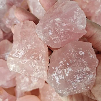 Healing High Quality Natural Rough Stones Rock Raw Pink Rose Quartz Mineral Crystals Quartz For sale