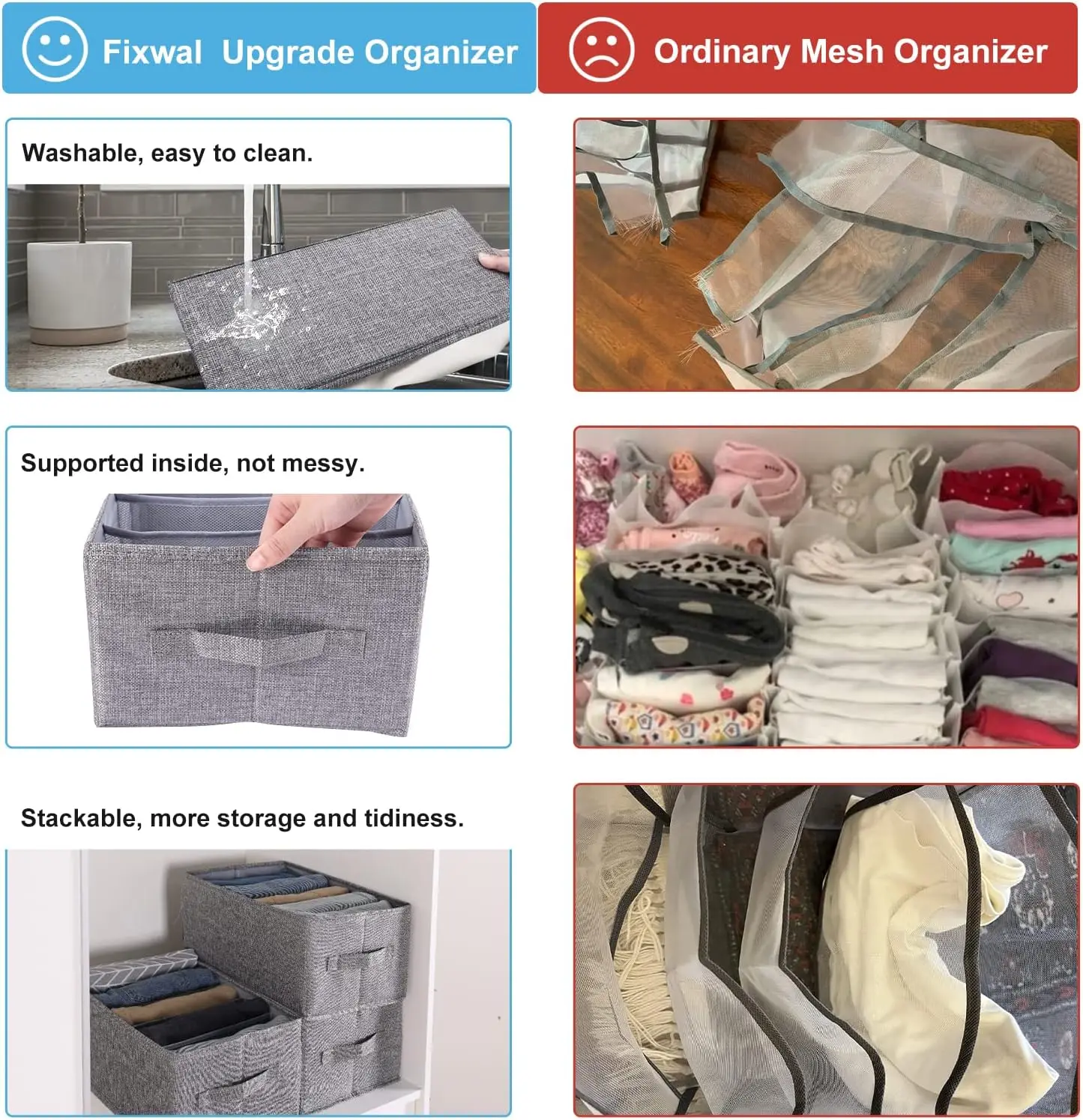 Wholesale Home Bed Sheet Fabric Organizer Blanket Quilt Large Zipper Toy Clothes Storage Bag 4Pcs Set
