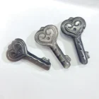Gemstone Obsidian Black Key Gemstone Shaped Natural Small Stone Carving Crystal For Souvenir
