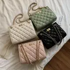 New Bag Girlbag 2021 New Korean Edition Fashion Texture Handbag One-shoulder Cross-body Bag Pu Leather Chain