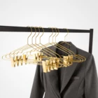 Clothes Custom Luxury Clothes Hangers Gold Metal Wire Clothes Hanger For Adults