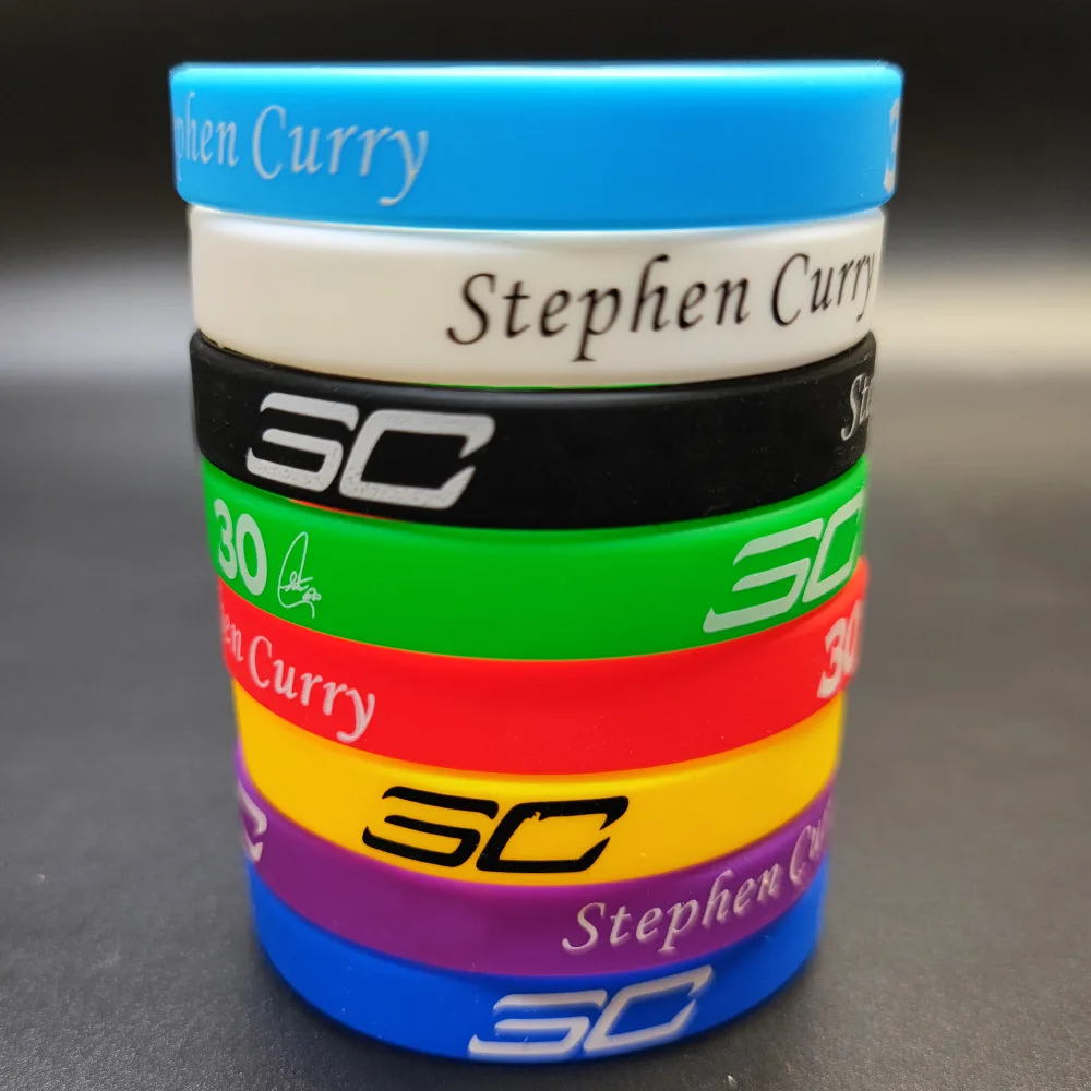Basketball soccer colorful silicone bracelet fans small gifts sports bracelet