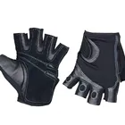 Sport Gym Black Fingerless Weight Lifting Bodybuilding Leather Fitness Women Sport Gloves Gym