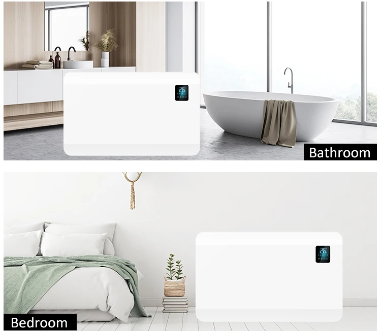 Wifi Electric Convector Panel, Wall, 500W, metal - detail 18