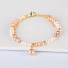Jewelry Pearl Bracelet 2021 Hot Sale Jewelry Natural Color Freshwater Pearl Layered Colorful Pearl Bracelet