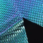 Fabric Wholesale Gradient Color Foil Knitted Polyester Spandex Shiny Fabric For Performance Dress