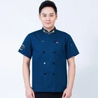 Uniformuniform Factory Wholesale Low - Price Cook Clothing Short - Sleeved Men And Women Work Clothes