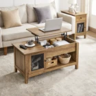 VASAGLE Multifunctional Center Table For The Living Room Mesa De Centro Farmhouse Wood Lift Top Coffee Table