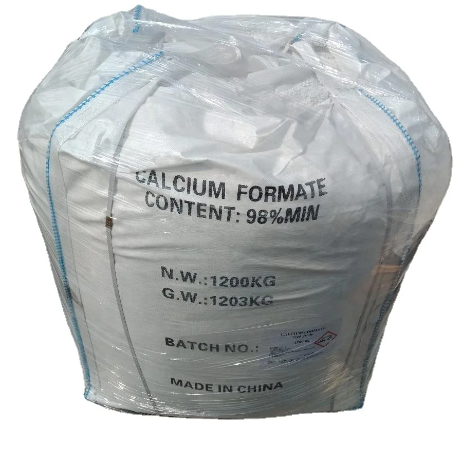 Factory Price Hs Code 29151200 White Crystal Powder Calcium Formate 98%min  For Animal Feed Or Industry Use - Buy Calcium Formate 98%min,Powder Calcium  Formate,Price Calcium Formate Product on 